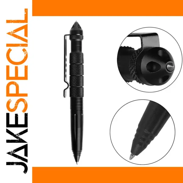 Multifunctional Metal Tactical Pen with Glass Breaker