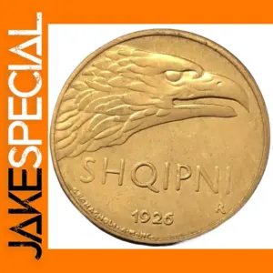 1926 Albania 10 Qindar Leku Bronze Coin Replica
