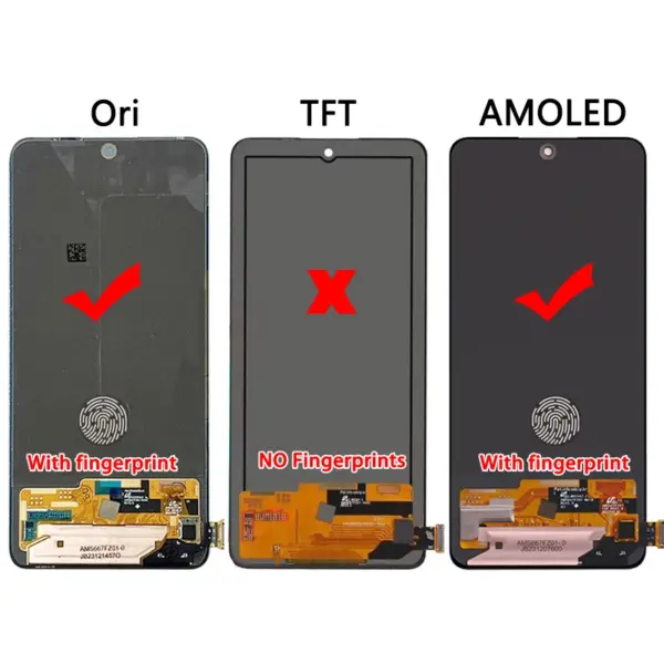 6.67 inches AMOLED Screen Replacement for Xiaomi Redmi Note 13 4G - Image 3