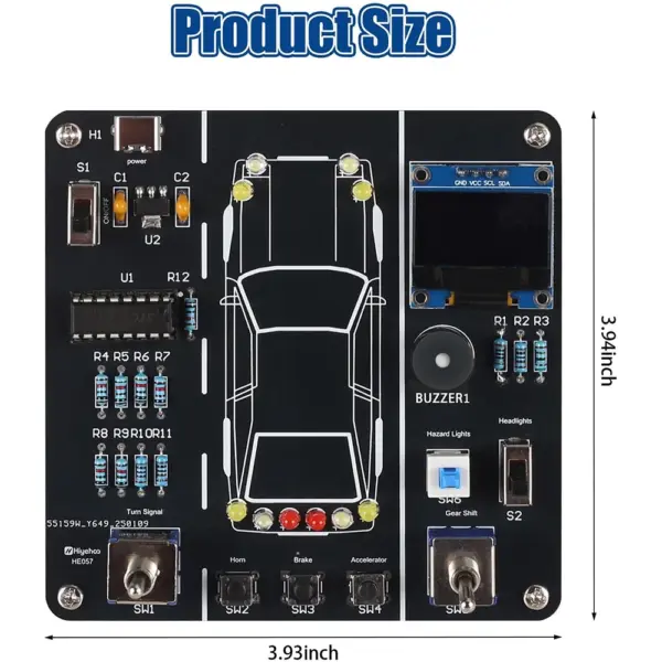 DIY Car Driving Simulation Solder Kit for STEM Education - Image 6