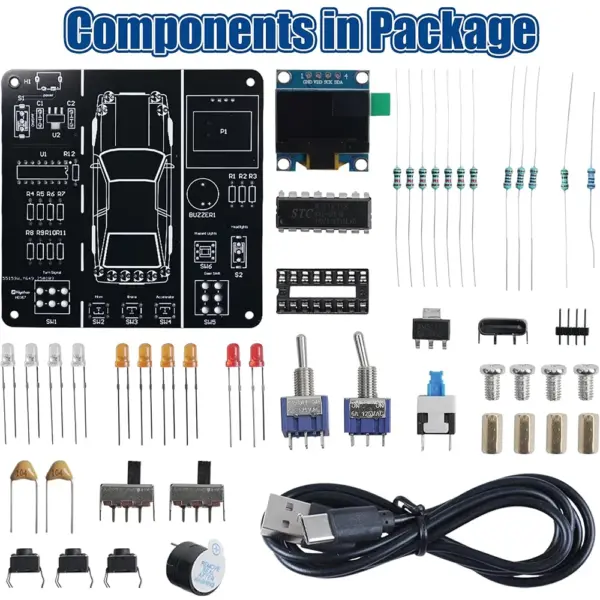 DIY Car Driving Simulation Solder Kit for STEM Education - Image 2