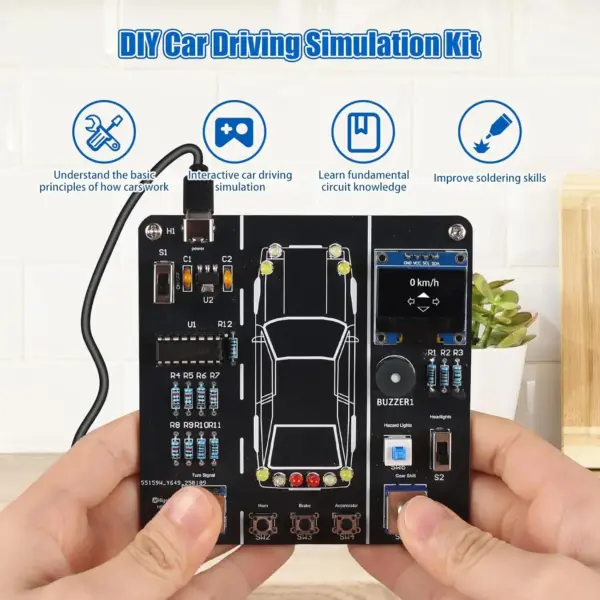 DIY Car Driving Simulation Solder Kit for STEM Education - Image 5