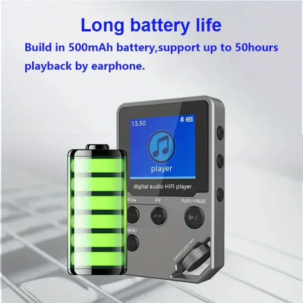 C5 8GB Zinc Alloy Bluetooth MP3 Player - Image 6