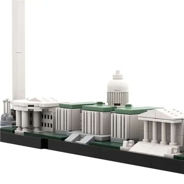 Washington DC Skyline Building Block Kit for Adults - Image 6