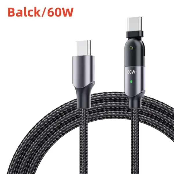 100W USB-C Rotating Fast Charging Cable for iPhone 15 - Image 9
