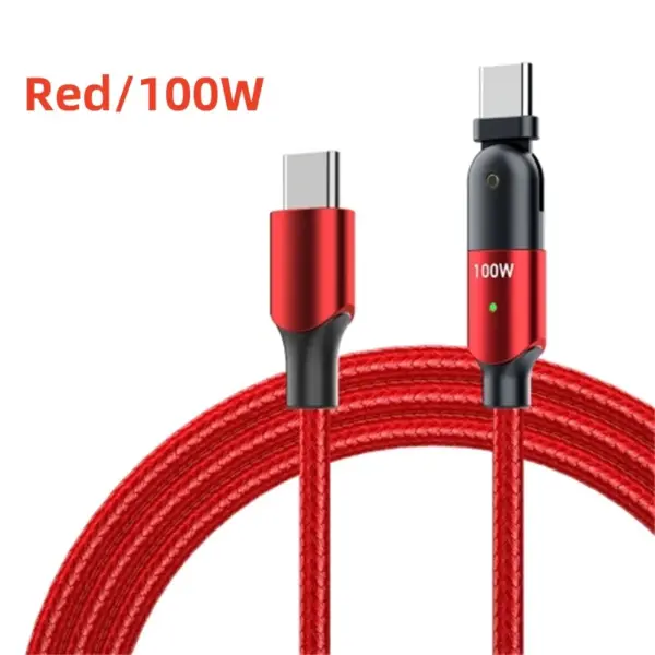 100W USB-C Rotating Fast Charging Cable for iPhone 15 - Image 8