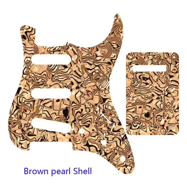 Pleroo SSS Guitar Pickguard with Back Plate for Fender Strat - Image 20