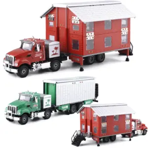 Alloy 1:50 Double-Decker RV Car Model Kit 11 H0bee8ab5e8fb44888c7595fea076b16d3