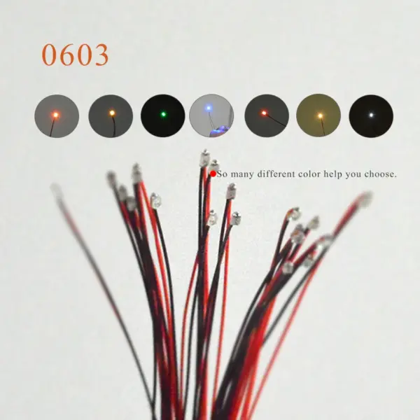 10pcs 0603 Micro LED Lights for Model Trains - Image 3
