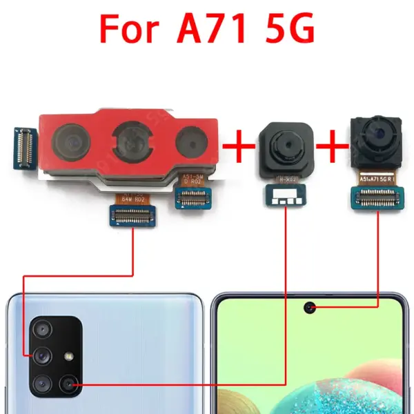 Samsung Galaxy A70/A70s/A71 Rear & Front Camera Module - Image 16