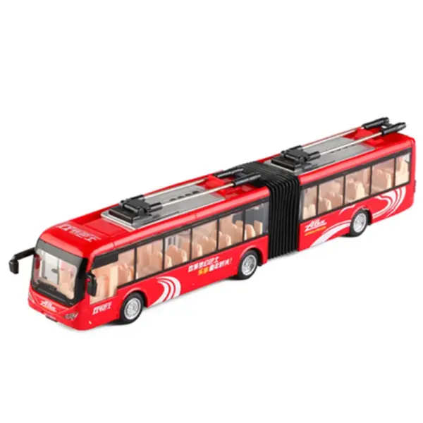 1:50 Zinc Alloy Double Section Bus Model - Image 6