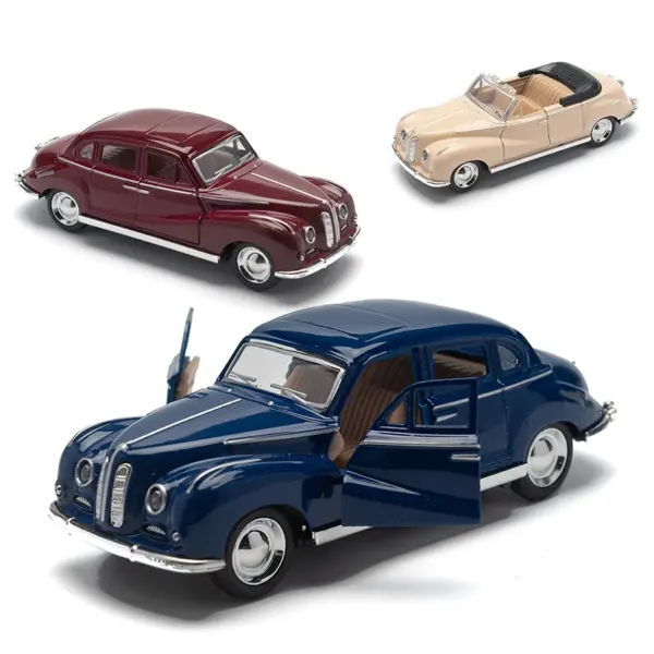 1:32 Alloy BMW Vintage Cabriolet Car Model - Image 2