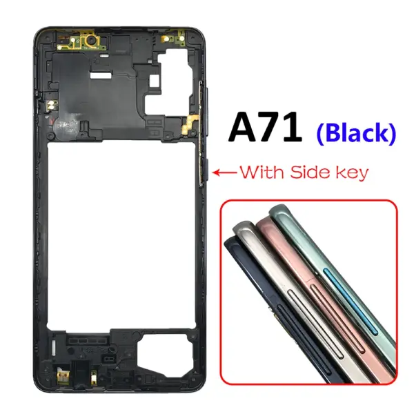Samsung A51 A71 A20 A50 Middle Frame Bezel Cover - Image 14