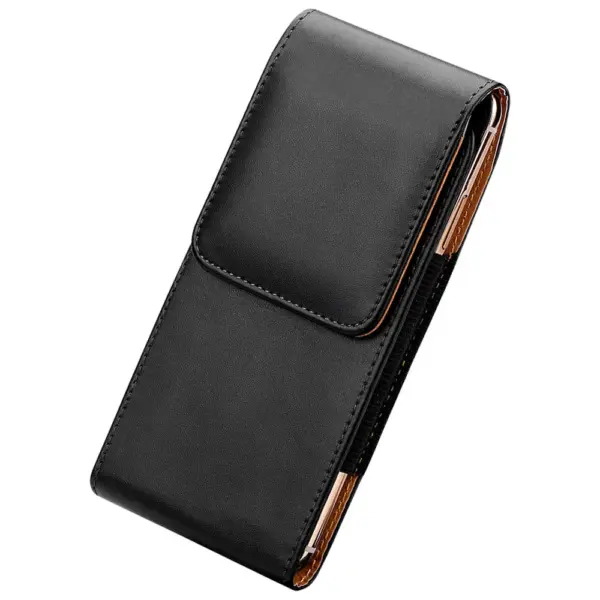 Universal Leather Phone Pouch for 3.5-6.3 inches Devices - Image 5