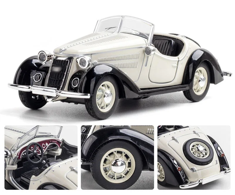 1/32 Alloy Die Cast Convertible Classic Car Model 6 1/32 Alloy Die Cast Convertible Classic Car Model - Image 6