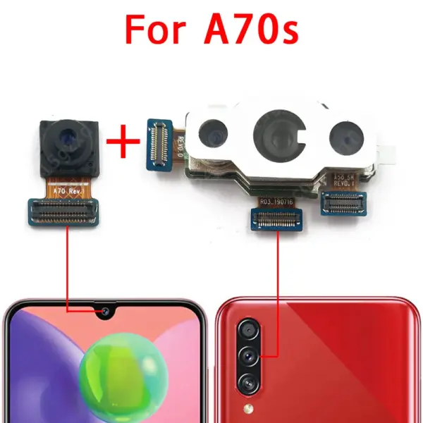 Samsung Galaxy A70/A70s/A71 Rear & Front Camera Module - Image 4
