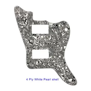 Xinyue Japan Jazzmaster Pickguard with PAF Humbucker 66 H19b7e50c3a9a4fd0a262a68bcebd4e95v 3