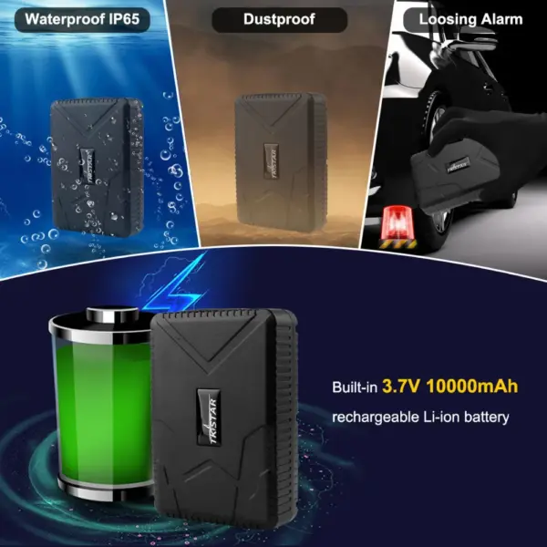 GPS Car Tracker TK915 with 10,000mAh Magnetic Waterproof - Image 3