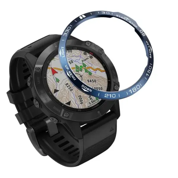 Stainless Steel Bezel Ring for Garmin Fenix 6x Pro Case - Image 9