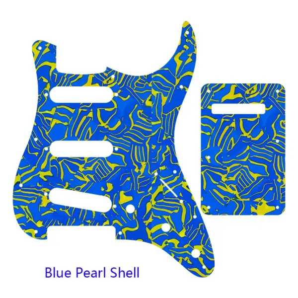 Pleroo SSS Guitar Pickguard with Back Plate for Fender Strat - Image 22