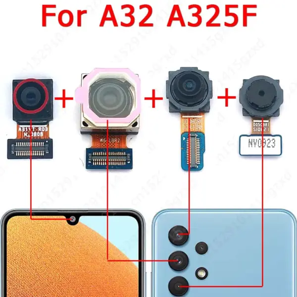 Samsung Galaxy A32 Rear & Front Camera Module Replacement - Image 6