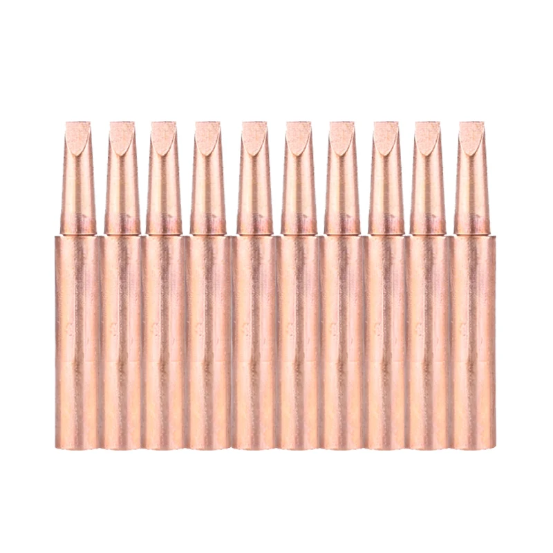 10pcs Copper Soldering Iron Tips for BGA Stations 3 10pcs Copper Soldering Iron Tips for BGA Stations - Image 3