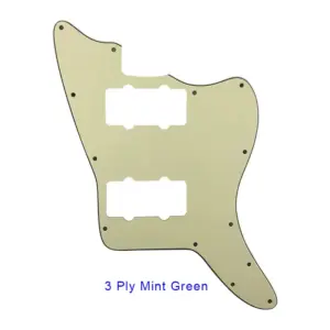 Xinyue US Jazzmaster Pickguard with 2 Pickups 38 H24989cf66af046de861228e1b4494297x 4