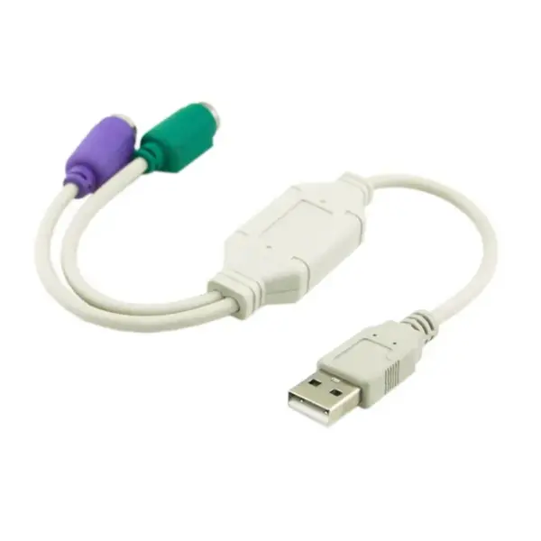 OULLX USB to Dual PS2 Keyboard Mouse Adapter - Image 3