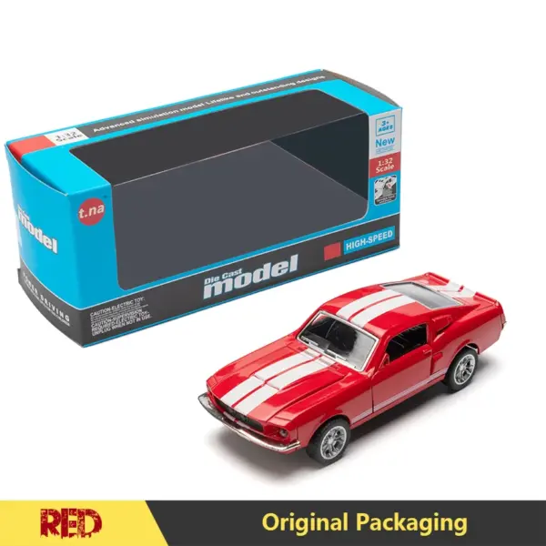 1:32 Alloy Diecast Mustang GT Vintage Car Model - Image 33