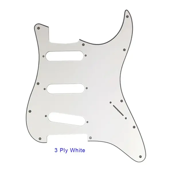 Custom 11-Hole Strat Guitar Pickguard for US Fender - Image 9