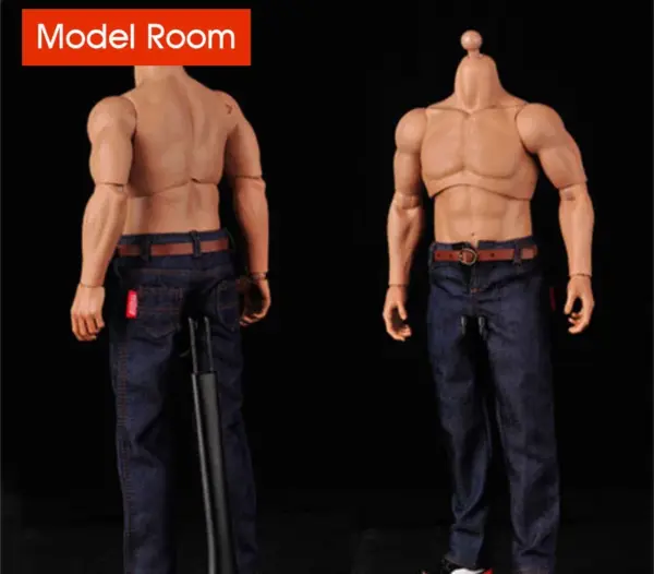 1/6 Scale Male Denim Pants for Action Figures - Image 3
