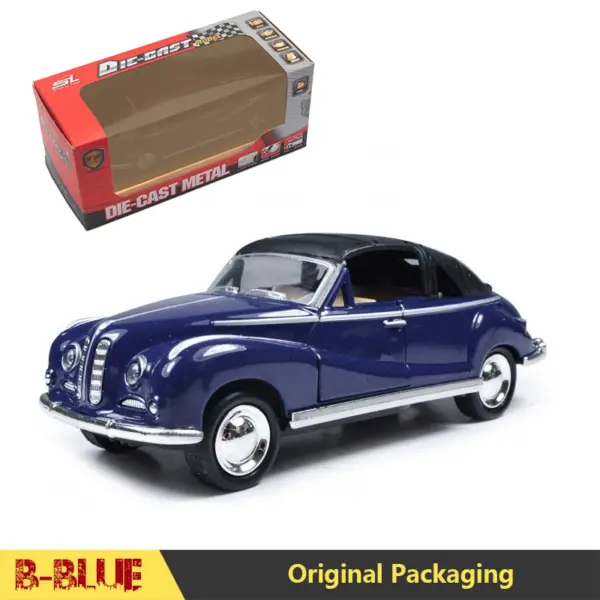 1:32 Alloy BMW Vintage Cabriolet Car Model - Image 18