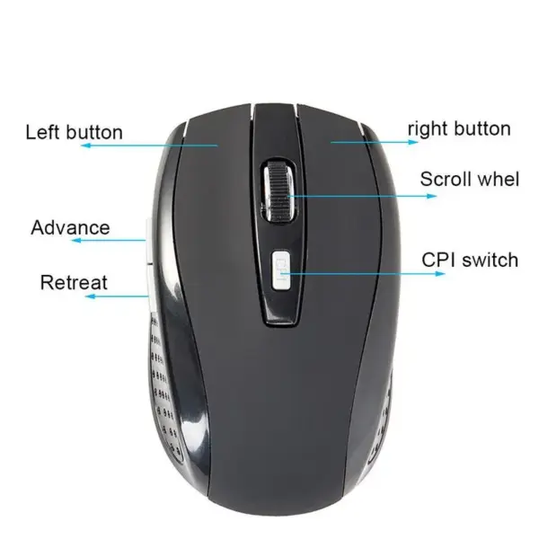 Wireless Portable Optical Mouse OZKVVM - Image 4