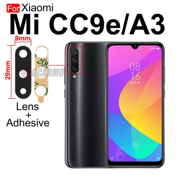 Aocarmo Xiaomi Mi 8-11 Rear Camera Lens Sticker - Image 17