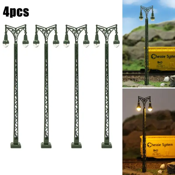 4pcs 1:160 N Gauge Model Railway Lights - Image 6