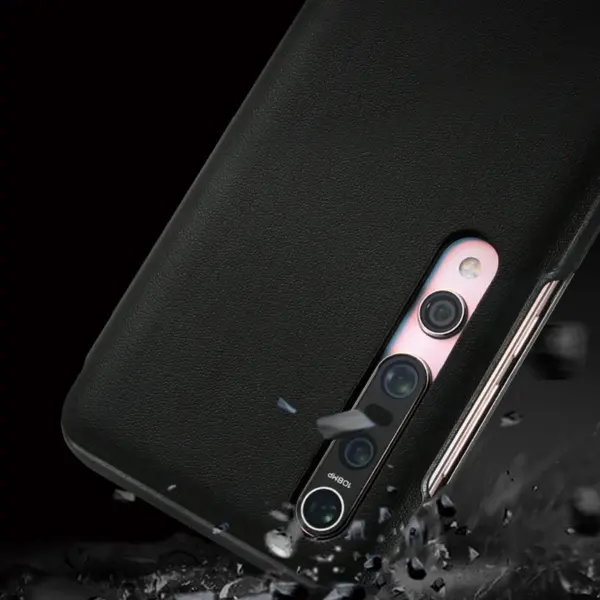 Xiaomi Mi 10 PU Leather Flip Case with Window - Image 5