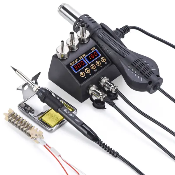 JCD 8898 2-in-1 Soldering Station with LCD Display - Image 8