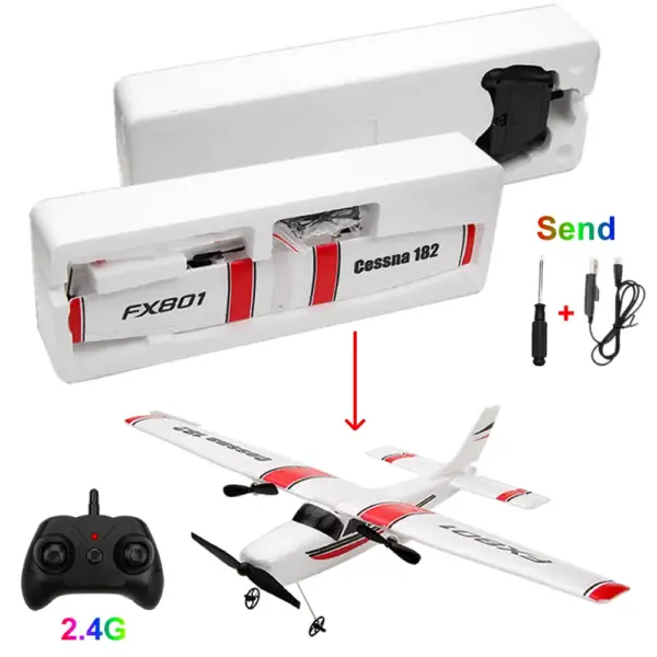 DIY RC Plane FX-801 Remote Control Glider - Image 4