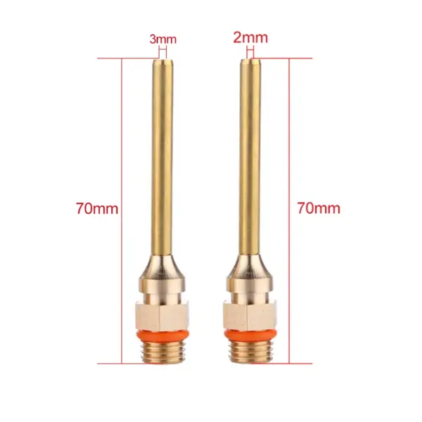 Copper Nozzle Set for Hot Melt Glue Gun 2.0x100mm - Image 4