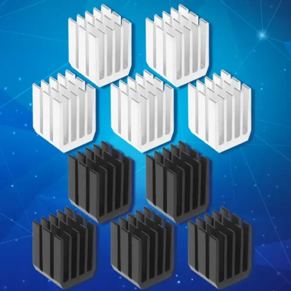 5-Piece Aluminum Heatsink Set for IC and LEDs - Image 3