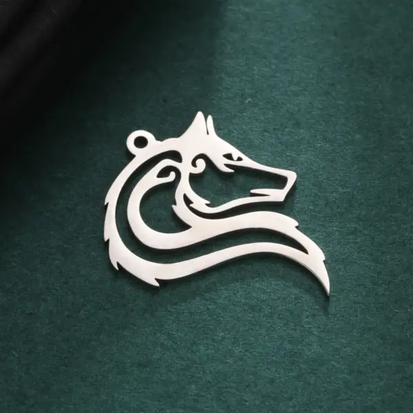 Wolf Charm Pendants for Men and Women Jewelry - Image 2
