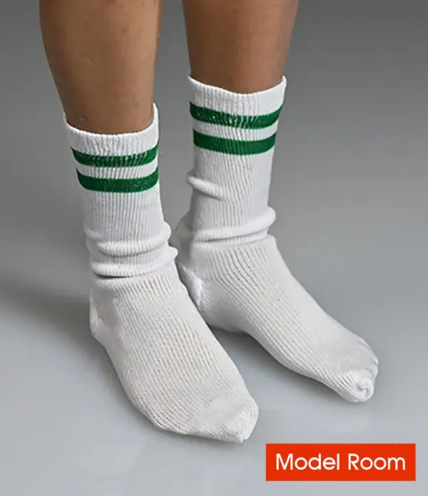 1/6 Scale White Sports Socks for Action Figures - Image 8