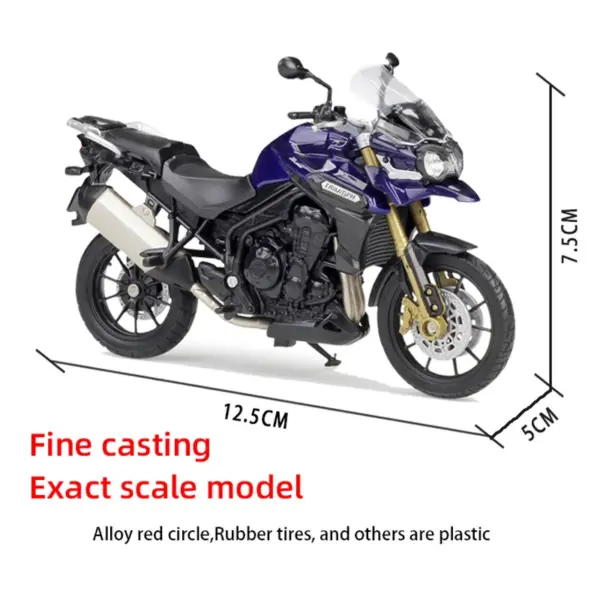 Welly 1:18 Triumph Tiger Explorer Diecast Motorcycle - Image 2
