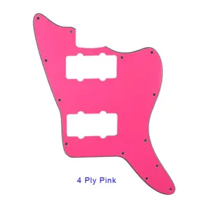 Xinyue US Jazzmaster Pickguard with 2 Pickups 42 H5d4a65430a1e4e1896f0e0014e9aadf5U 8