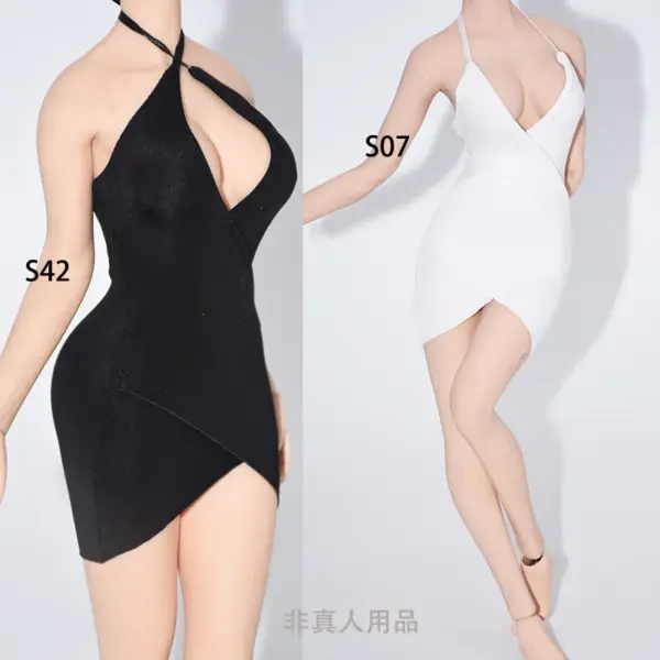 1/6 Female Ice Silk Dress for Action Figures - Image 2