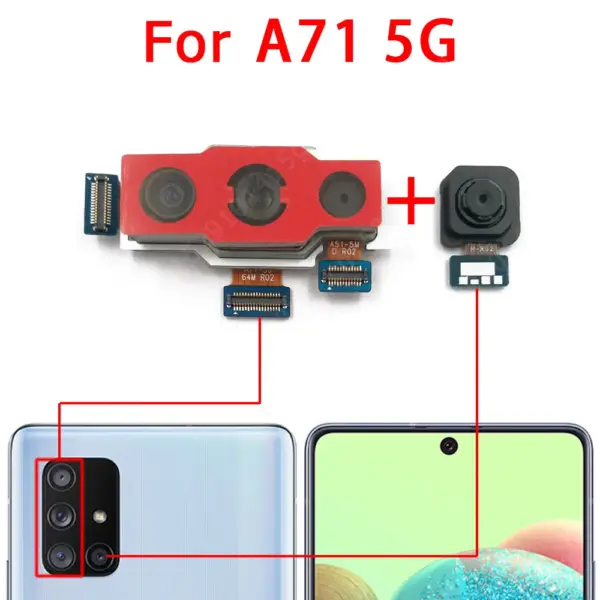 Samsung Galaxy A70/A70s/A71 Rear & Front Camera Module - Image 17