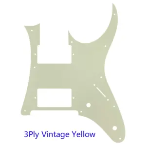 Pleroo Custom RG2550Z HH Guitar Pickguard with Screws 51 H67d5a29d34484df28f0462714a8f8ea8P 5