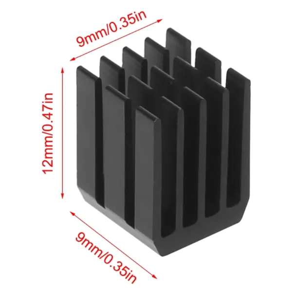 5-Piece Aluminum Heatsink Set for IC and LEDs - Image 6