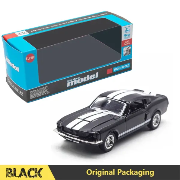 1:32 Alloy Diecast Mustang GT Vintage Car Model - Image 44