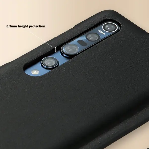 Xiaomi Mi 10 PU Leather Flip Case with Window - Image 4